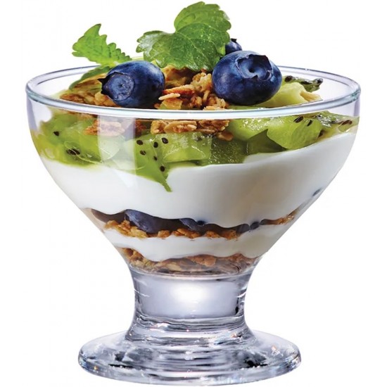 Taça 280ml Para Sobremesa Paradise em Vidro